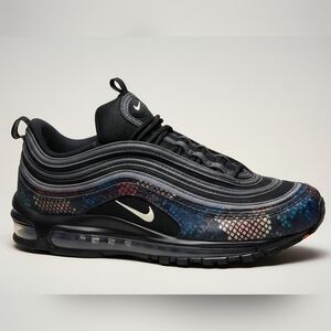 Nike Air Max 97 SE Rainbow Snake *Customized* BLACK SOLE